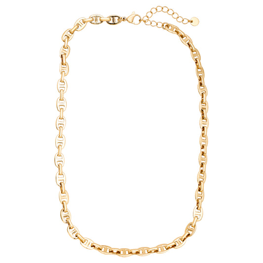 Lina – Elegante Edelstahl-Halskette | 18k vergoldet · Hypoallergen · Alltagstauglich