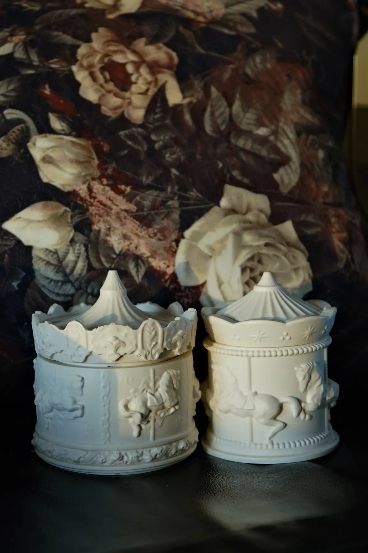 Karussellkerze weiß (Apfel&Zimt) - Éclat de l´Aube