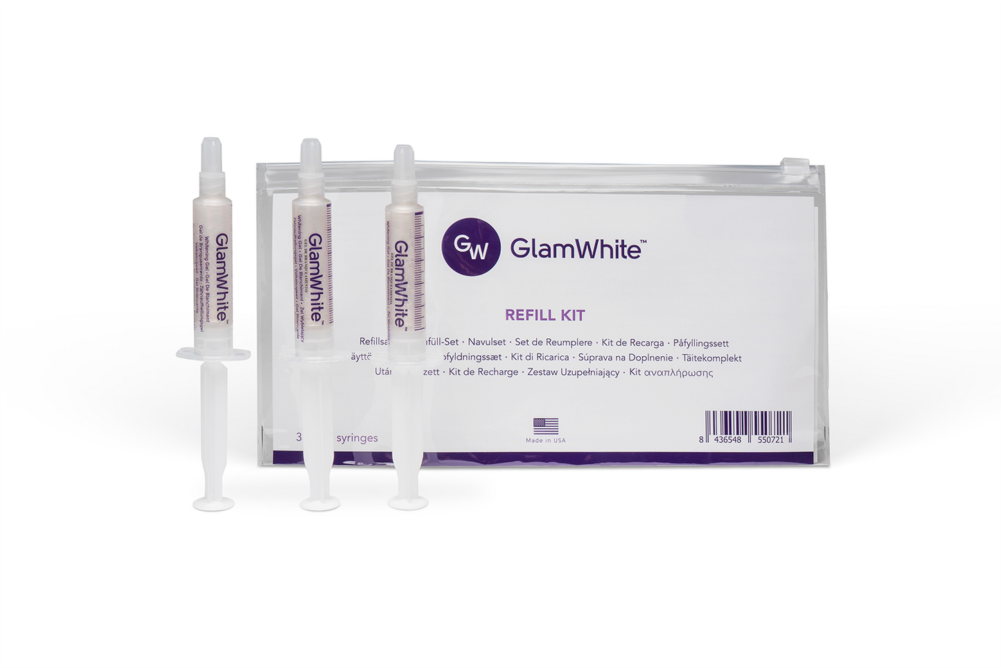 Whitening Refill Kit – Nachfüllset für Zahnaufhellung (3 × 5 ml Gel) (Made in USA)