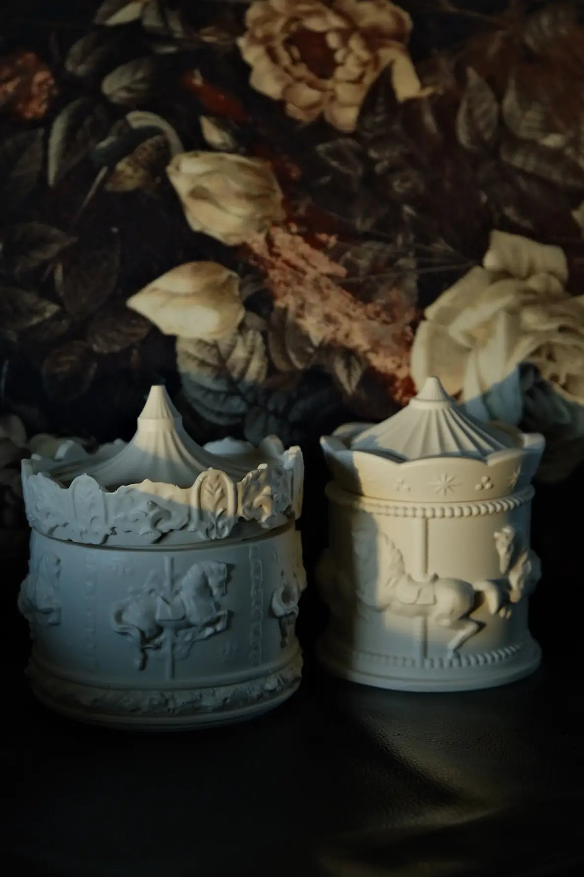 Karussellkerze weiß (Apfel&Zimt) - Éclat de l´Aube